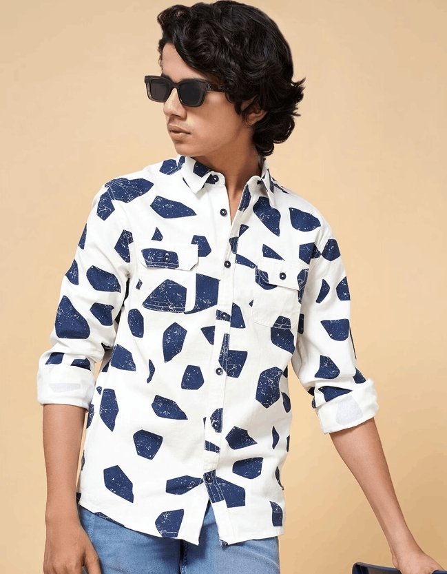 Bule Printed Shirts