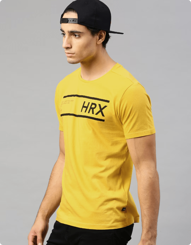 Yellow Printed T-shirt