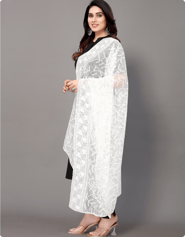 Chikankari Dupatta